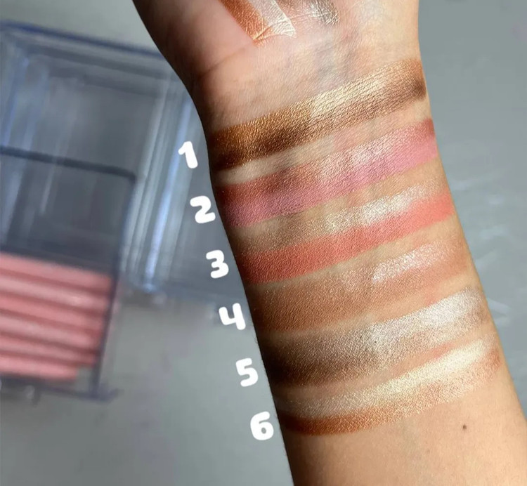 تست رنگ سایه استیکی دراگون رانی