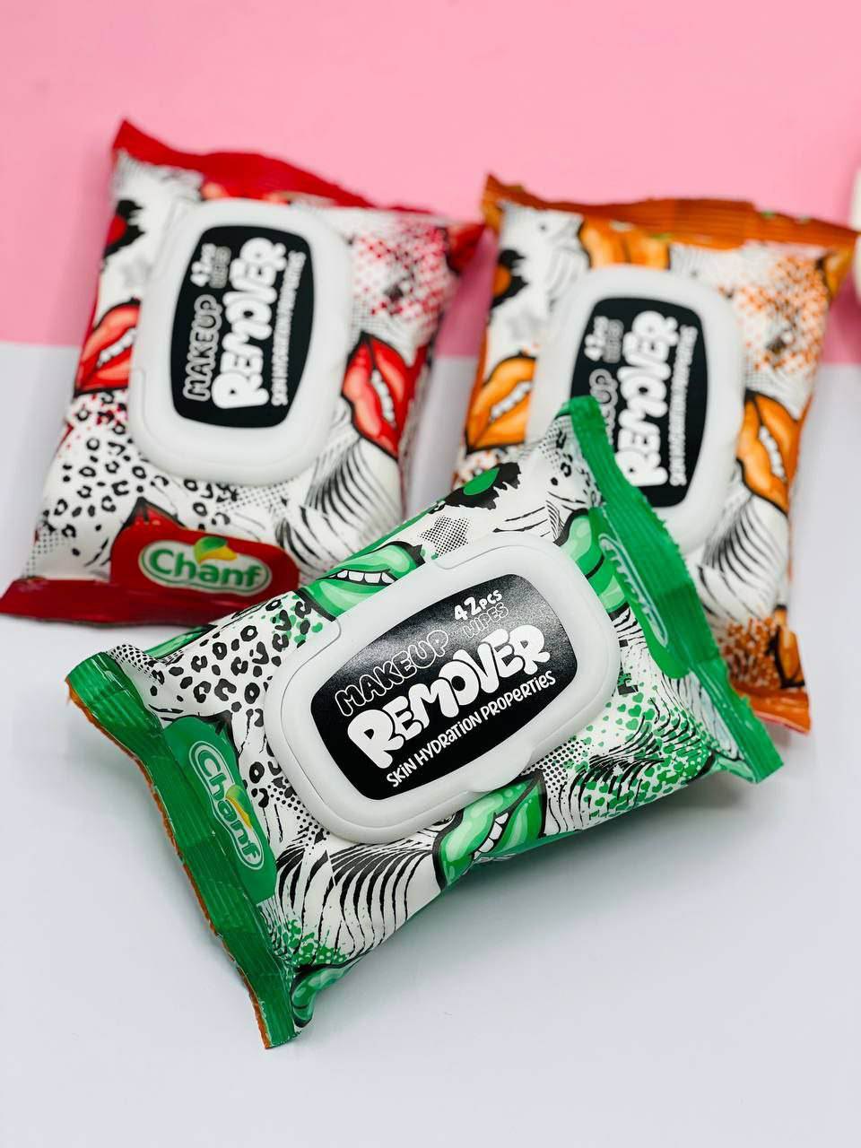 قیمت دستمال مرطوب پاک کننده آرایش چانف 42 عددی