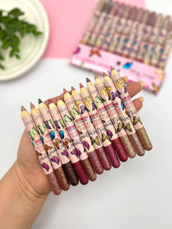 قیمت و خرید رژ لب مدادی گلیتری و شاین دار