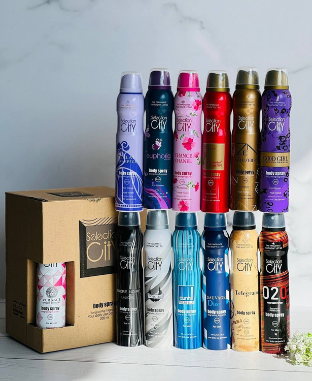 قیمت و خرید اسپری خوشبو کننده بدن سلکشن سیتی