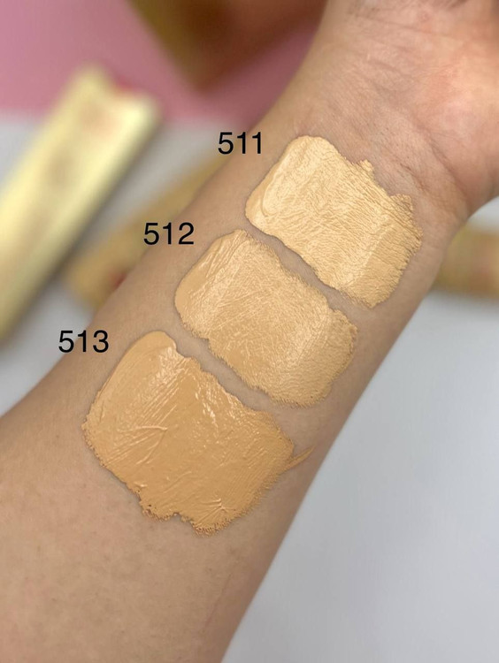 تست رنگ کرم پودر کوئین تیوپی