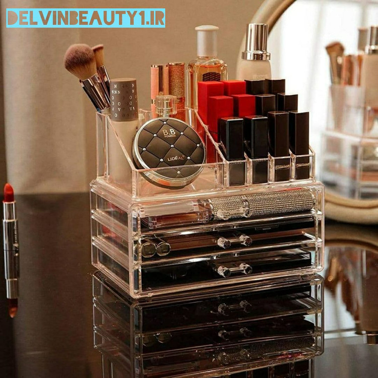 قیمت و خرید نظم دهنده لوازم آرایشی سه کشویی جادار و اقتصادی