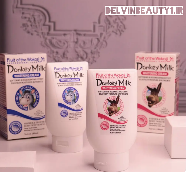 قیمت و خرید کرم سفید کننده فوری بدن شیر الاغ وکالی