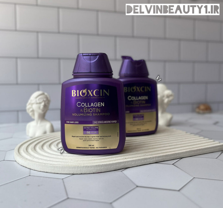 قیمت شامپو بیوکسین بنفش ضد ریزش حاوی بیوتین و کلاژن
