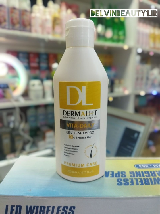 قیمت و خرید شامپو مو درمالیفت مدل VITA-Daily مناسب برای موهای خشک و معمولی