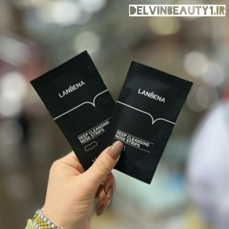 چسب ضد جوش سر سیاه بینی لانبنا مدل ورقه ای