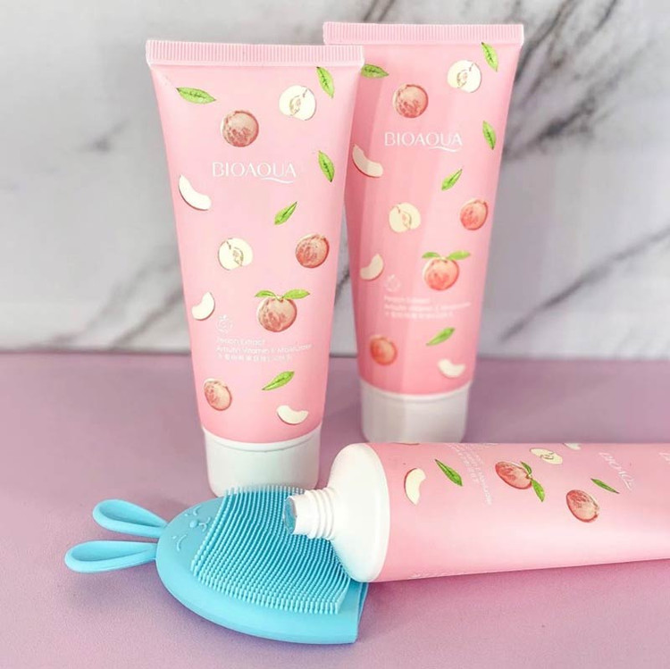 قیمت و خرید فوم شستشو هلو بیوآکوا