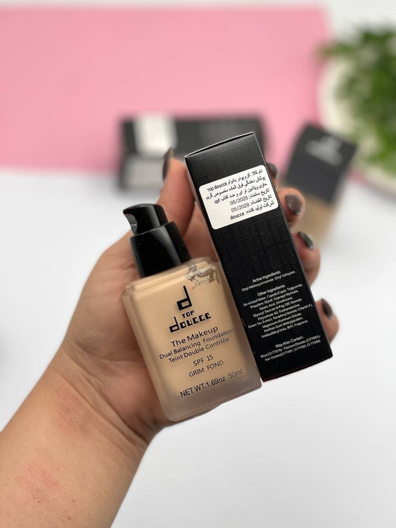 قیمت عمده کرم پودر دوسه تخت شیشه ای حجم 40 میل