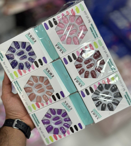 قیمت و خرید ناخن مصنوعی طرح دار بزرگسال