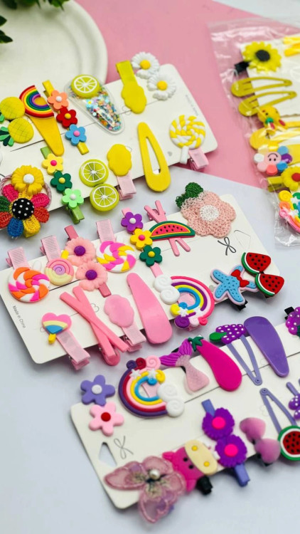 قیمت و خرید پک گیره مو 14 عددی دخترانه مناسب کادو - کد 199