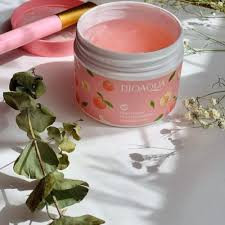 قیمت و خرید اسکراب صورت هلو بیوآکوا مدل کاسه ای وزن 140 گرم