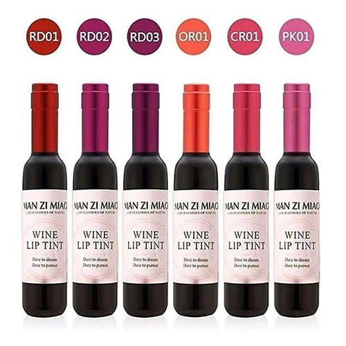 تست تینت لب شامپاین MAN ZI MIAO