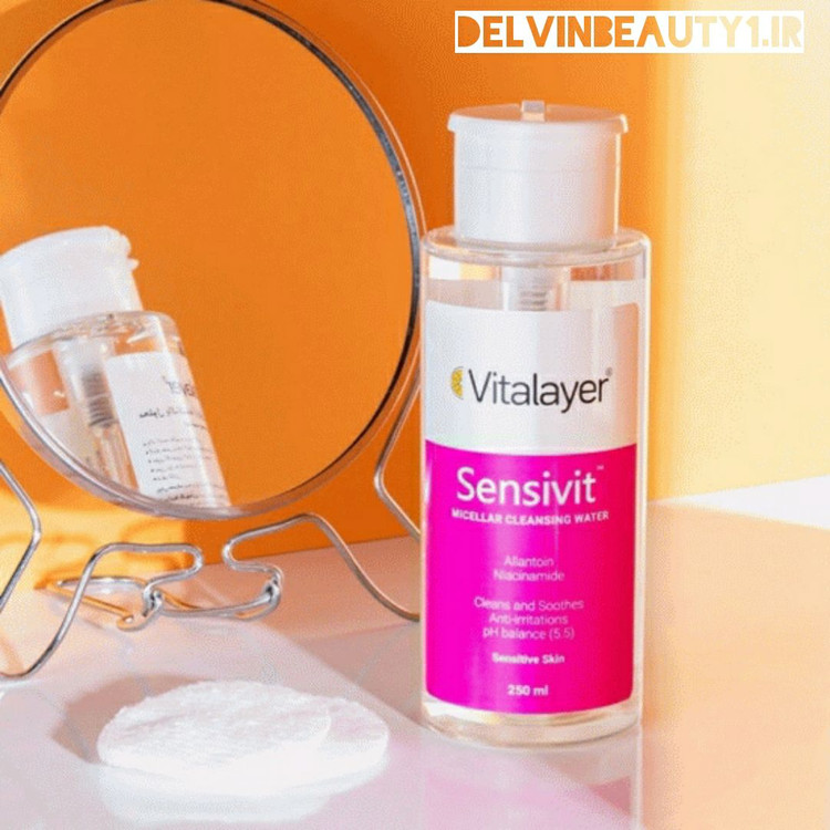 قیمت و خرید محلول پاک کننده آرایش (میسلارواتر) ویتالیر مدل سنسی ویت حجم 250 میلی لیتر