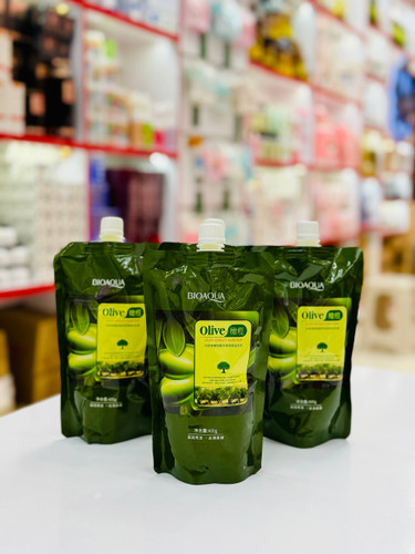 قیمت و خرید عمده ماسک مو زیتون بیوآکوا مدل ساندیسی 400 گرمی