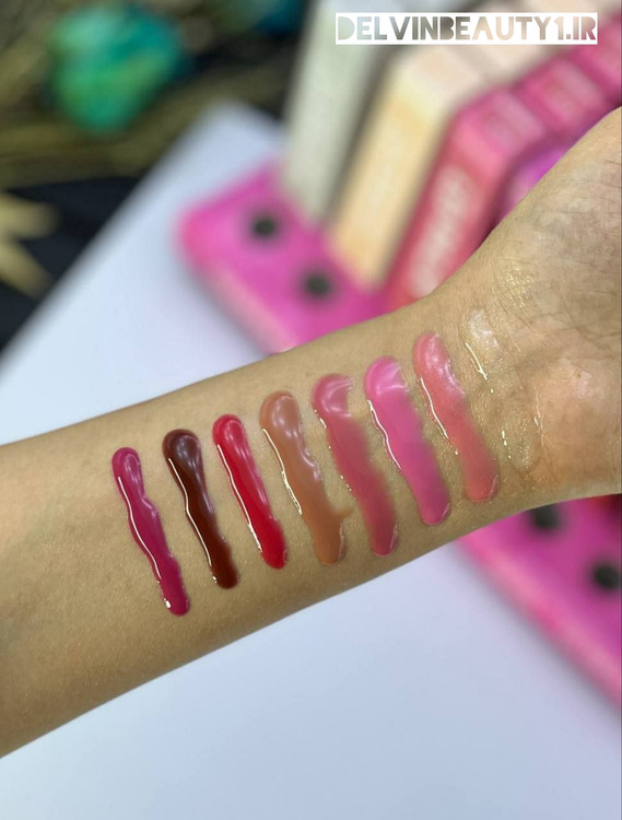 تست رنگ لیپ بالم اولیبولا طرح رود