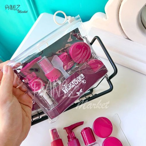 قیمت و خرید ست پلاستیکی مسافرتی آرایشی 7 تیکه - کد 268