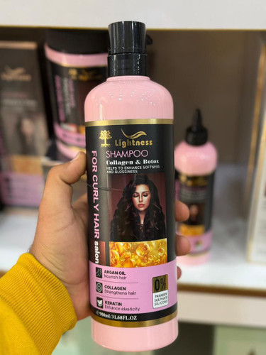 قیمت و خرید شامپو لایتنس مخصوص موهای فر اورجینال 900 میل