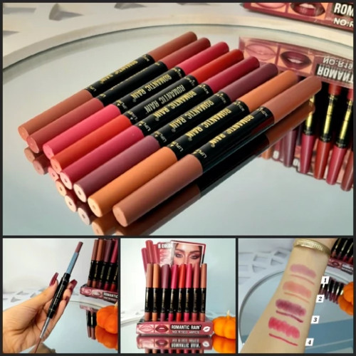 قیمت و خرید رژلب و خط لب دو طرفه رمانتیک رین - 373