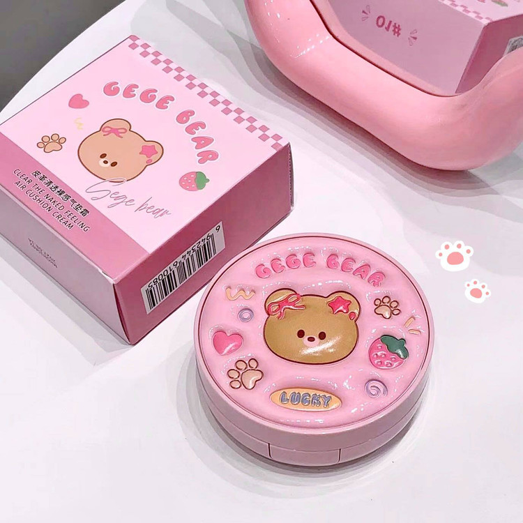 رنگ کوشن خرسی (پودر فیکس فشرده) جی جی بیر اورجینال GeGe Bear