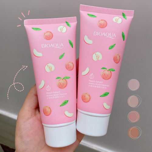 قیمت و خرید عمده فوم شستشو هلو بیوآکوا