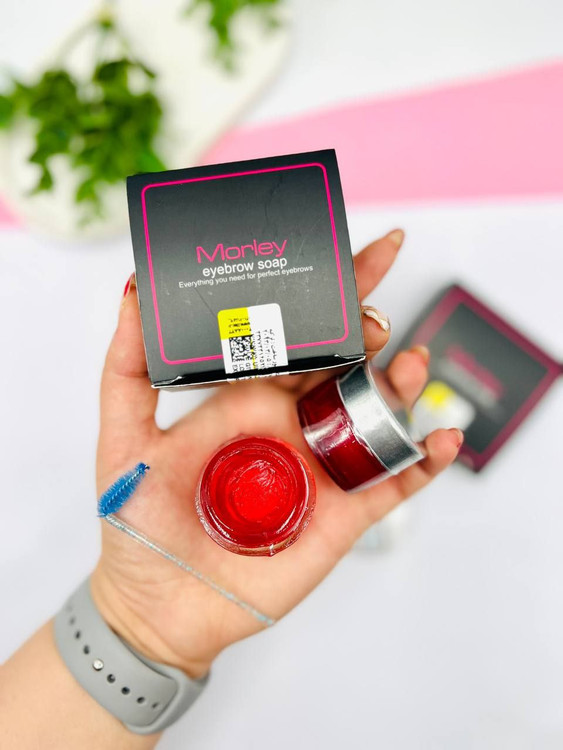 صابون ابرو کاسه ای مورلی همراه با فرچه مخصوص