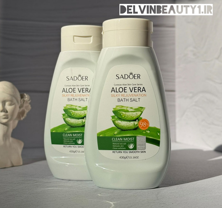 قیمت و خرید عمده نمک بدن آلوئه ورا سادور