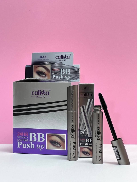 ریمل حجم دهنده کالیستا بیوتی مدل BB Push Up نقره ای اورجینال