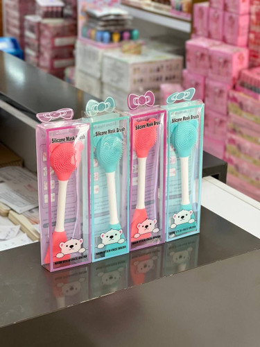 قیمت و خرید براش ماسک خرسی سیلیکونی طلق دار