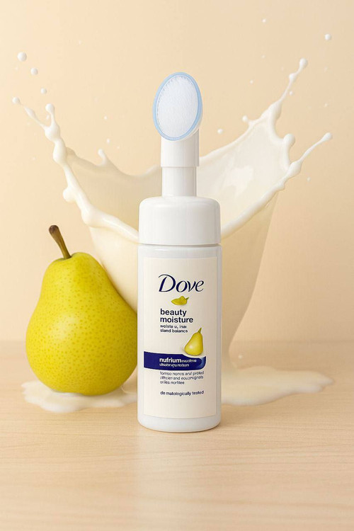 قیمت و خرید فوم شستشوی صورت داو مدل براش دار گلابی