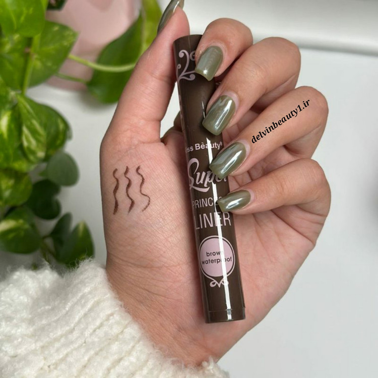 قیمت و خرید خط چشم ماژیکی قهوه ای کیس بیوتی KISS BEAUTY - کد محصول 335