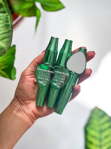 ریمل حجم دهنده سبز یشمی آینه دار سرتینار بیوتی