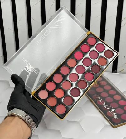 خرید پالت رژ لب ۲۴ رنگ گلد آنجل