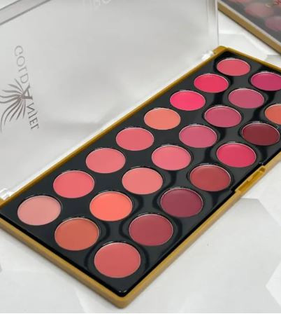 قیمت و خرید پالت رژ لب ۲۴ رنگ گلد آنجل