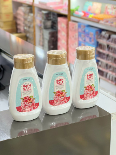 قیمت و خرید عمده نمک بدن هلو بیوآکوا حجم 430 گرم