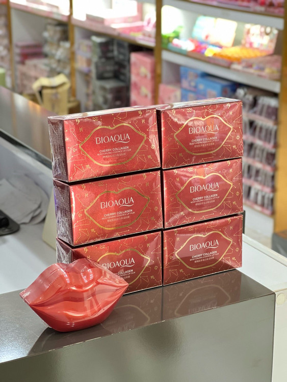 قیمت و خرید عمده ماسک لب کاسه ای بیوآکوا طرح لب