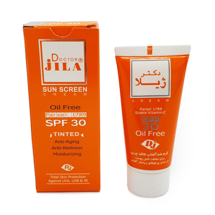 قیمت و خرید کرم ضد آفتاب رنگی دکتر ژیلا SPF30 حجم 30 گرم