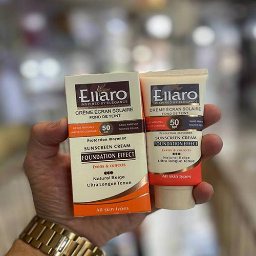 ضد آفتاب الارو مدل سه نقطه SPF50 و بژ نچرال