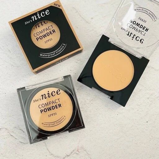قیمت و خرید آنلاین پنکک ضد آب مخملی اصل SPF 25 برند نایس NICE ساخت فرانسه