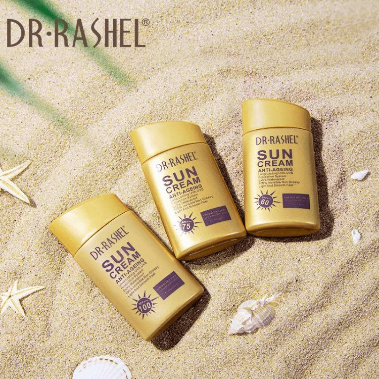 قیمت کرم ضد آفتاب طلا کلاژن ضد پیری دکتر راشل SPF60
