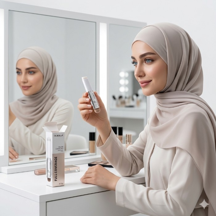 کرم پودر استیکی کالر چنج الروئل اولی بولا OLiBOLLA