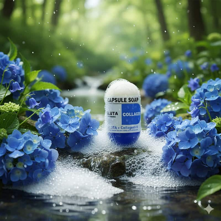 خرید عمده صابون کپسولی گلوتا و کلاژن فیل اسکین اورجینال PILL SKIN