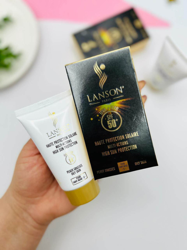 قیمت و خرید عمده کرم ضد آفتاب رنگی لانسون spf50